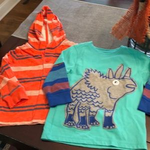 Group of 2 long sleeve tees for boys